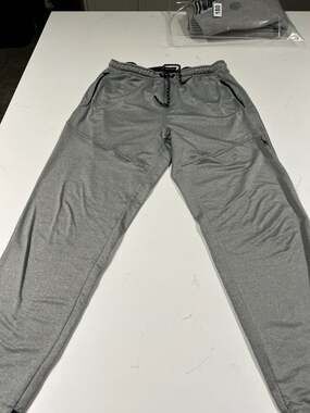 Spyder Active Performance Men's Grey Jogger Sweatpants with Zipper Pockets